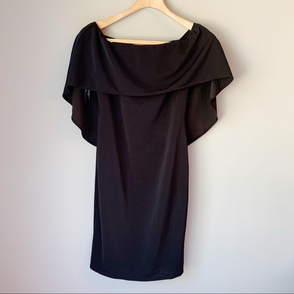 GRACE KARIN Off Shoulder Batwing Cape Dress - Picture 2 of 13